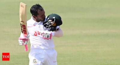 Shakib Al-Hasan - Mushfiqur Rahim - 1st Test: Mushfiqur Rahim ton guides Bangladesh to lead over Sri Lanka - timesofindia.indiatimes.com - Sri Lanka - Bangladesh