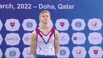 Ivan Kuliak - Ivan Kuliak: Russian gymnast given one-year ban for wearing pro-war Z symbol - euronews.com - Russia - Qatar - Ukraine - Switzerland -  Tokyo