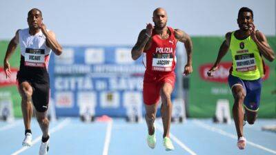 Fred Kerley - Olympic champion Jacobs wins on return to 100 metres - channelnewsasia.com - Italy - Usa -  Tokyo -  Belgrade - county Christian - county Coleman -  Nairobi