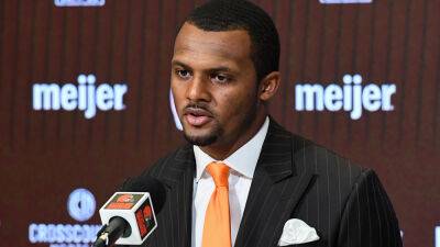 Browns' Deshaun Watson sent apology text to massage therapist who cried after session: report