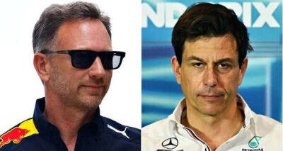 Red Bull's Christian Horner aims subtle dig at Toto Wolff with comment on Ferrari boss