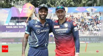 Glenn Maxwell - IPL 2022, RCB vs GT: Royal Challengers Bangalore face must-win situation against Gujarat Titans in final league game - timesofindia.indiatimes.com - India -  Delhi -  Hyderabad -  Bangalore