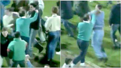 Billy Sharp headbutt: Footage of Brian Clough brutally dealing with pitch invaders in 1989