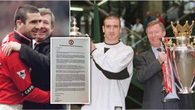 Alex Ferguson: Man Utd legend's letter to Eric Cantona was so classy
