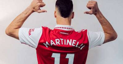 Gabriel Martinelli given new Arsenal squad number with forward set to stay