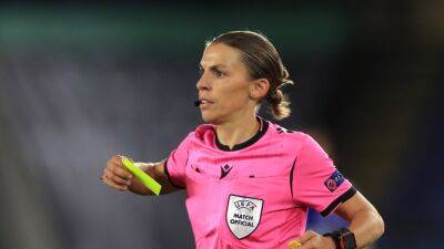 Christian Eriksen - Michael Oliver - Stephanie Frappart - Anthony Taylor - Female referees to officiate at men’s World Cup finals for first time - bt.com - Britain - Qatar - France - Finland - Denmark - Brazil - Usa - Mexico - Japan - Rwanda