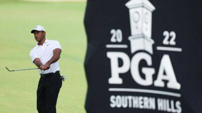 Tiger Woods is back in action, and here is how he is doing at the PGA Championship