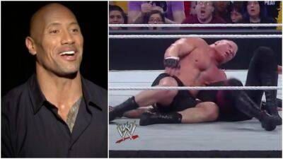 Dwayne Johnson - Brock Lesnar - Brock Lesnar ends Undertaker's WrestleMania streak: Dwayne 'The Rock' Johnson played a part - givemesport.com