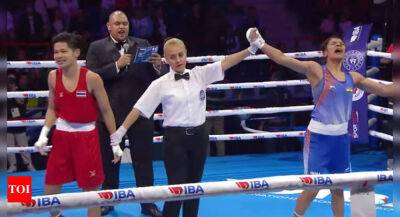 Mary Kom - Nikhat Zareen scripts history, clinches gold at Women's World Boxing Championships - timesofindia.indiatimes.com - India - Thailand -  Istanbul
