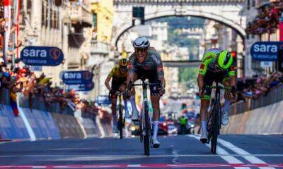 Richard Carapaz - Caleb Ewan - Alberto Dainese - Giro d’Italia: Stefano Oldani goes the distance to claim stage 12 victory - theguardian.com - France - Portugal - Italy - Colombia - Australia -  Parma