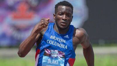 Aaron Brown - 'I think he can go a lot faster': Canadian sprinter Jerome Blake realizing world-class potential - cbc.ca - Britain - Usa - Canada - South Africa -  Boston - Florida -  Tokyo - Birmingham - county Mitchell
