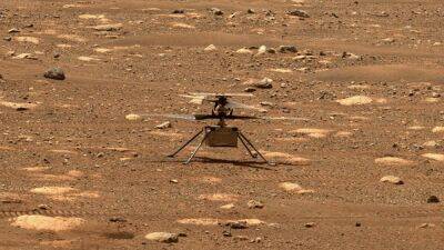 La sorprendente imágen captada por Ingenuity en Marte