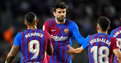 Xavi gives Pique injury update as Barcelona boss admits team are 'more secure' with defensive talisman