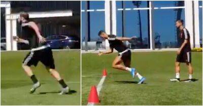 Cristiano Ronaldo blew Gonzalo Higuain away in sprinting drill for Juventus in 2019