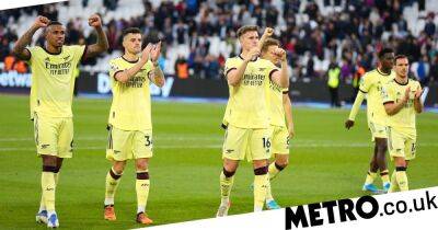 Chris Sutton slams Arsenal’s celebrations following crucial West Ham win