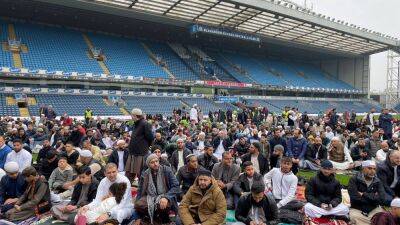 Blackburn Rovers host Eid prayers on pitch at Ewood Park - thenationalnews.com - Britain - Sudan - Uae