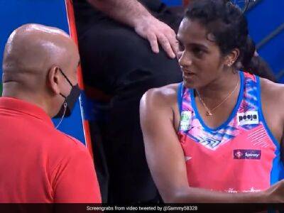 Watch: PV Sindhu Fumes Over "Unfair" Call As She Loses Badminton Asia Championships Semi-Finals To Akane Yamaguchi