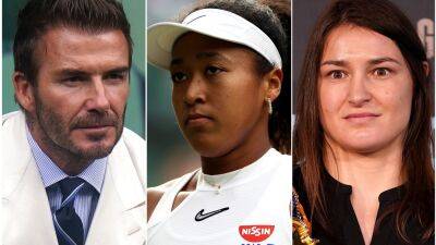 Beckham’s birthday, Osaka on mental health awareness – Monday’s sporting social