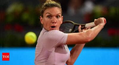 Simona Halep - Belinda Bencic - Ons Jabeur - Simona Halep beats Coco Gauff to enter Madrid Open quarterfinals - timesofindia.indiatimes.com - Spain - Usa - Romania - Madrid