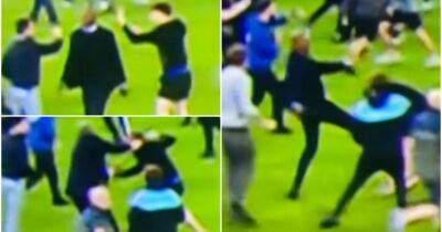 Patrick Vieira: Crystal Palace boss clashes with Everton fan after Premier League match