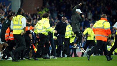 Patrick Vieira involved in confrontation with fan after Palace defeat at Everton