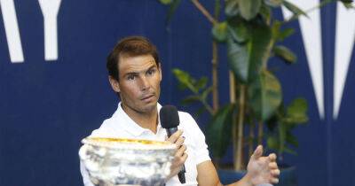 Tennis-Nadal on the back foot as injury clouds Roland Garros prospects