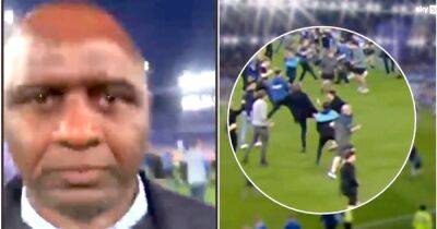 Patrick Vieira: Fan footage emerges from the moment he kicked Everton supporter