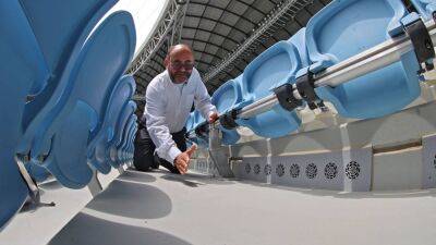 Qatar's 'Dr Cool' keeping World Cup stadiums chilly with solar-powered AC - in pictures
