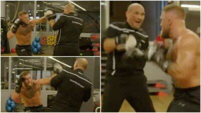 Conor Macgregor - Dustin Poirier - Conor McGregor punching power shown off in new training footage - givemesport.com