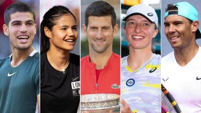 French Open players to watch: Novak Djokovic, Iga Swiatek, Rafael Nadal, Carlos Alcaraz, Emma Raducanu, Simona Halep