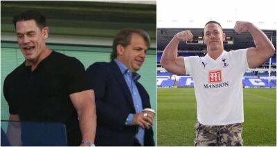 John Cena: WWE star spotted as Chelsea v Leicester despite supporting Premier League rivals