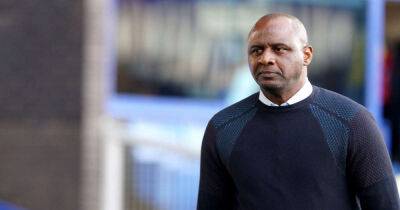 Aston Villa - Patrick Vieira - Michael Keane - Watch: Provoked Patrick Vieira kicks Everton pitch invader to the floor - msn.com