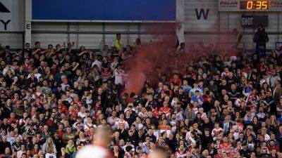 St Helens - St Helens vow to take action after crowd disturbances mar win over Warrington - bt.com