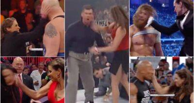 Ronda Rousey - Stephanie Macmahon - Stephanie McMahon: Compilation of her brutal slaps as she takes WWE leave of absence - givemesport.com
