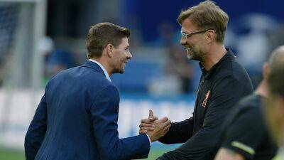 'A shame Stevie can't play' - Jurgen Klopp hoping for Steven Gerrard help as Liverpool and Man City battle for title