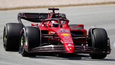 Charles Leclerc leads Ferrari one-two in first practice at Spanish Grand Prix