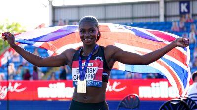 Elaine Thompson-Herah - Florence Griffith Joyner’s 100m world record is under threat – Dina Asher-Smith - bt.com - Britain - Birmingham - Jamaica -  Eugene