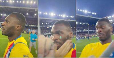 Eddie Howe - Jurgen Klopp - Patrick Vieira - Christian Benteke - Christian Benteke: Crystal Palace ace had face grabbed by Everton fan during pitch invasion - givemesport.com