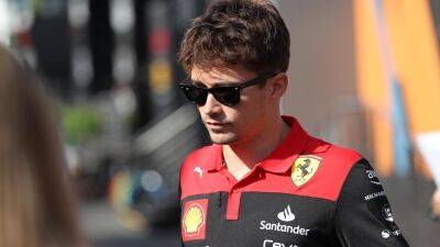 Charles Leclerc leads at Spanish Grand Prix second practice but George Russell and Lewis Hamilton close in