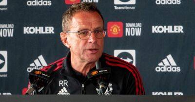 Ralf Rangnick details Erik ten Hag chat as Manchester United friendly 'cancelled'