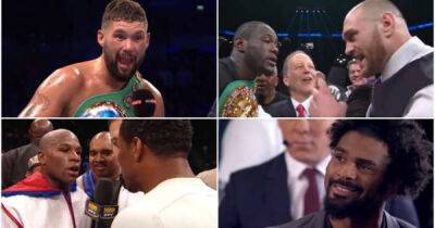The most explosive post-fight clashes in boxing history including Tony Bellew and David Haye