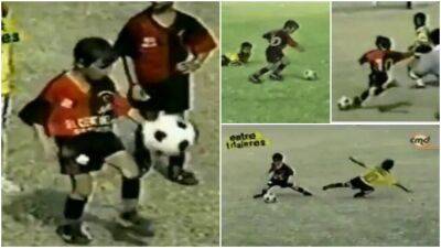 Lionel Messi: Footage of PSG star bossing youth tournament, aged 8, re-emerges