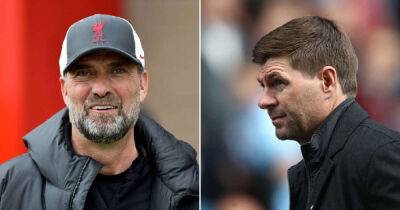 Jurgen Klopp reveals Liverpool have sent message to Steven Gerrard ahead of Man City clash