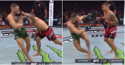 UFC fans think they’ve spotted moment Conor McGregor realised he couldn’t beat Dustin Poirier