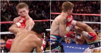 Oscar De-La-Hoya - Manny Pacquiao - Ricky Hatton - Floyd Mayweather-Junior - Manny Pacquiao vs Ricky Hatton: Slow-mo footage of 2009 KO is absolutely brutal - givemesport.com - Usa - Philippines