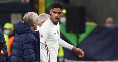 Didier Deschamps takes swipe at Manchester United when asked about Raphael Varane decision