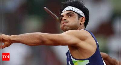 Neeraj Chopra - Jakub Vadlejch - Anderson Peters - Neeraj Chopra says he is not losing sleep over his international rivals' 90m-plus throws - timesofindia.indiatimes.com - Finland - Germany -  Doha - Czech Republic - Turkey -  Tokyo - Grenada