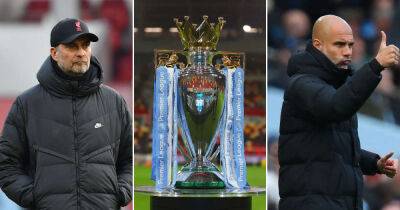 Premier League title race: What do Liverpool and Man City need to lift the trophy?
