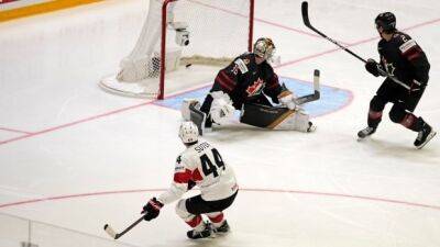 Canada drops 6-3 decision to Switzerland at world hockey championship