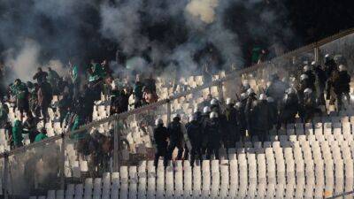 Fans clash with police ahead of Greek Cup Final - channelnewsasia.com -  Athens - Greece